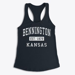 Bennington Kansas Classic Established Women's Racerback Tank
