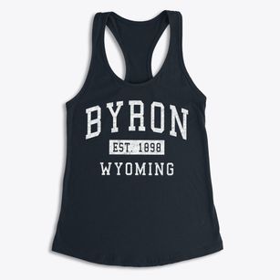 Byron Wyoming Classic Established Women's Racerback Tank