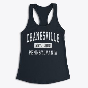 Cranesville Pennsylvania Classic Established Women's Racerback Tank