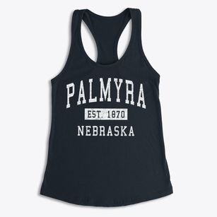 Palmyra Nebraska Classic Established Women's Racerback Tank