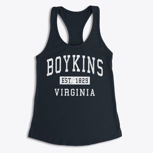 Boykins Virginia Classic Established Women's Racerback Tank