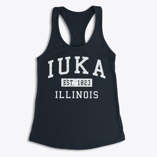 Iuka Illinois Classic Established Women's Racerback Tank
