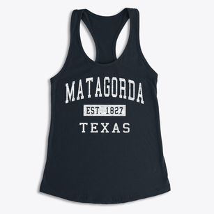 Matagorda Texas Classic Established Women's Racerback Tank
