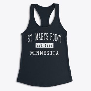 St. Marys Point Minnesota Classic Established Women's Racerback Tank