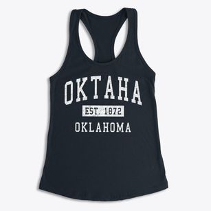 Oktaha Oklahoma Classic Established Women's Racerback Tank