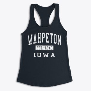 Wahpeton Iowa Classic Established Women's Racerback Tank