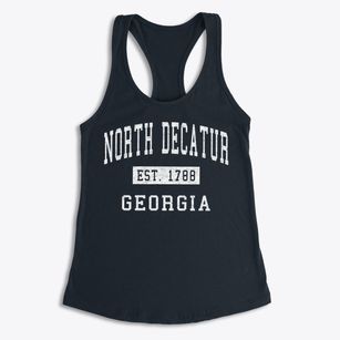 North Decatur Georgia Classic Established Women's Racerback Tank