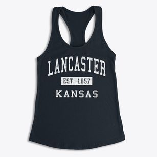 Lancaster Kansas Classic Established Women's Racerback Tank
