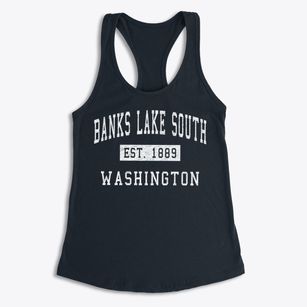 Banks Lake South Washington Classic Established Women's Racerback Tank