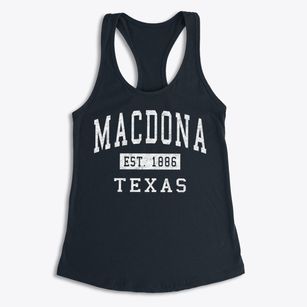 Macdona Texas Classic Established Women's Racerback Tank