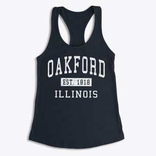 Oakford Illinois Classic Established Women's Racerback Tank