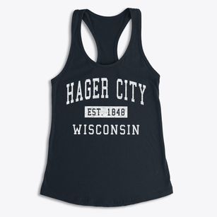 Hager City Wisconsin Classic Established Women's Racerback Tank