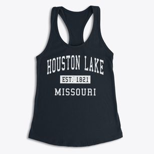Houston Lake Missouri Classic Established Women's Racerback Tank