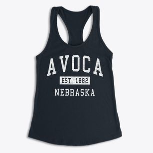 Avoca Nebraska Classic Established Women's Racerback Tank