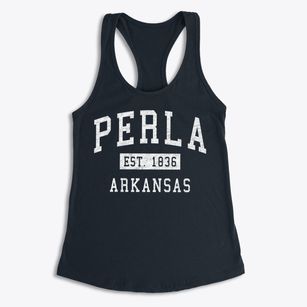 Perla Arkansas Classic Established Women's Racerback Tank