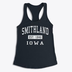 Smithland Iowa Classic Established Women's Racerback Tank