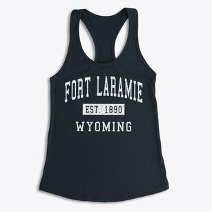 Fort Laramie Wyoming Classic Established Women's Racerback Tank
