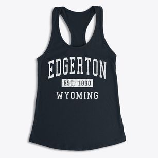 Edgerton Wyoming Classic Established Women's Racerback Tank