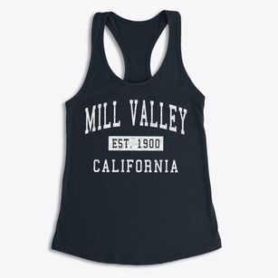 Mill Valley California Classic Established Women's Racerback Tank