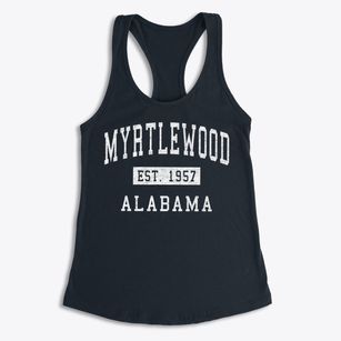 Myrtlewood Alabama Classic Established Women's Racerback Tank