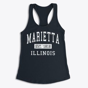 Marietta Illinois Classic Established Women's Racerback Tank