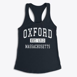 Oxford Massachusetts Classic Established Women's Racerback Tank