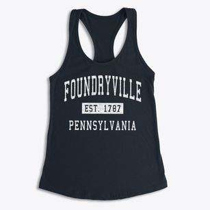 Foundryville Pennsylvania Classic Established Women's Racerback Tank