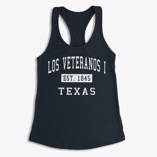 Los Veteranos I Texas Classic Established Women's Racerback Tank