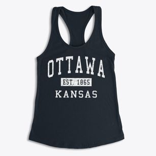 Ottawa Kansas Classic Established Women's Racerback Tank