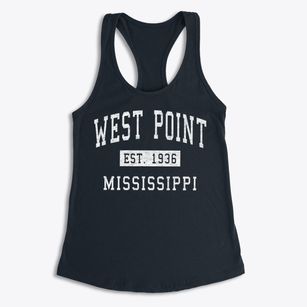 West Point Mississippi Classic Established Women's Racerback Tank
