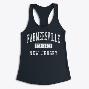Farmersville New Jersey Classic Established Women's Racerback Tank