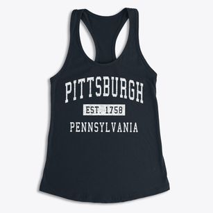 Pittsburgh Pennsylvania Classic Established Women's Racerback Tank