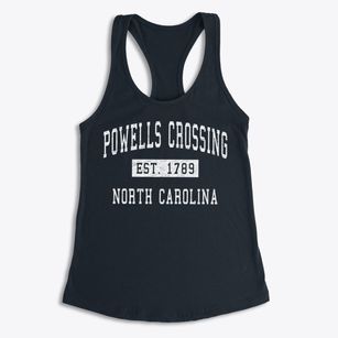 Powells Crossing North Carolina Classic Established Women's Racerback Tank