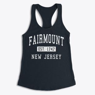 Fairmount New Jersey Classic Established Women's Racerback Tank