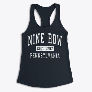 Nine Row Pennsylvania Classic Established Women's Racerback Tank