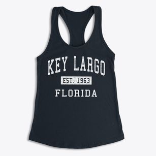 Key Largo Florida Classic Established Women's Racerback Tank