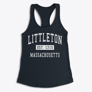 Littleton Massachusetts Classic Established Women's Racerback Tank