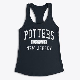 Potters New Jersey Classic Established Women's Racerback Tank