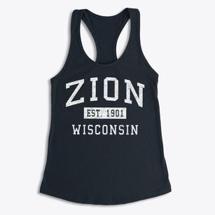 Zion Wisconsin Classic Established Women's Racerback Tank
