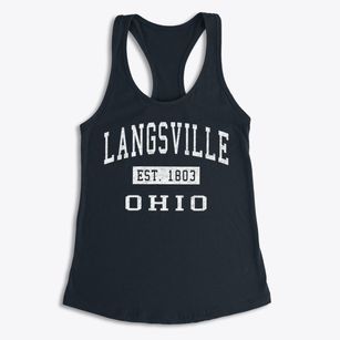 Langsville Ohio Classic Established Women's Racerback Tank