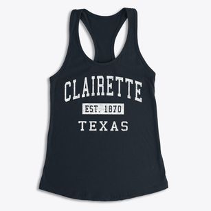 Clairette Texas Classic Established Women's Racerback Tank