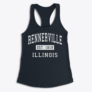 Rennerville Illinois Classic Established Women's Racerback Tank