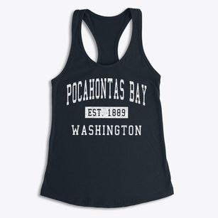 Pocahontas Bay Washington Classic Established Women's Racerback Tank