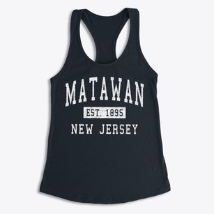 Matawan New Jersey Classic Established Women's Racerback Tank