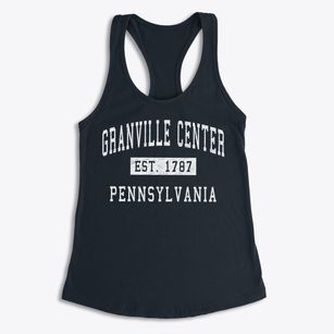 Granville Center Pennsylvania Classic Established Women's Racerback Tank