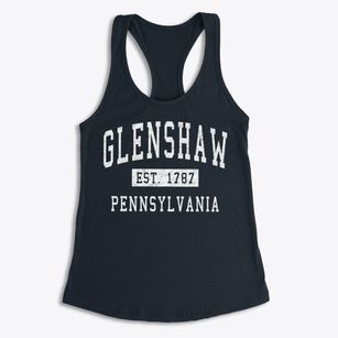 Glenshaw Pennsylvania Classic Established Women's Racerback Tank
