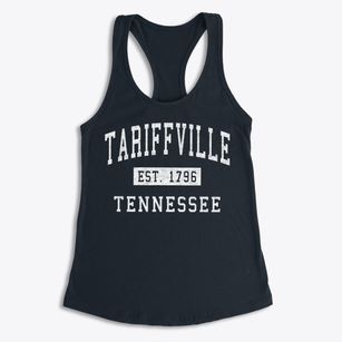 Tariffville Tennessee Classic Established Women's Racerback Tank