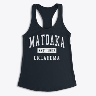 Matoaka Oklahoma Classic Established Women's Racerback Tank