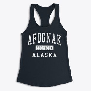 Afognak Alaska Classic Established Women's Racerback Tank