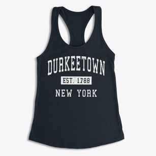 Durkeetown New York Classic Established Women's Racerback Tank